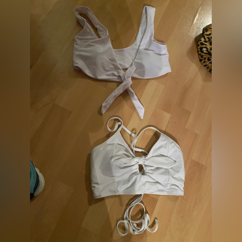 White bikini top bundle